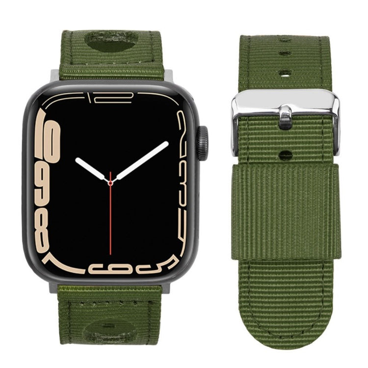 Timeless Apple Smartwatch Nylon Universel Strap - Green#serie_10