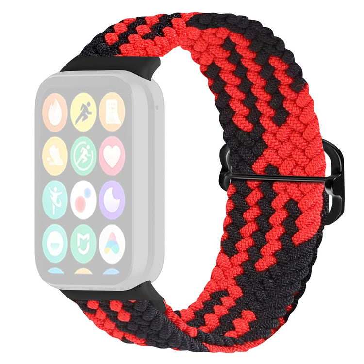 Stylish Xiaomi Redmi Watch 4 Nylon Strap - Red#serie_3