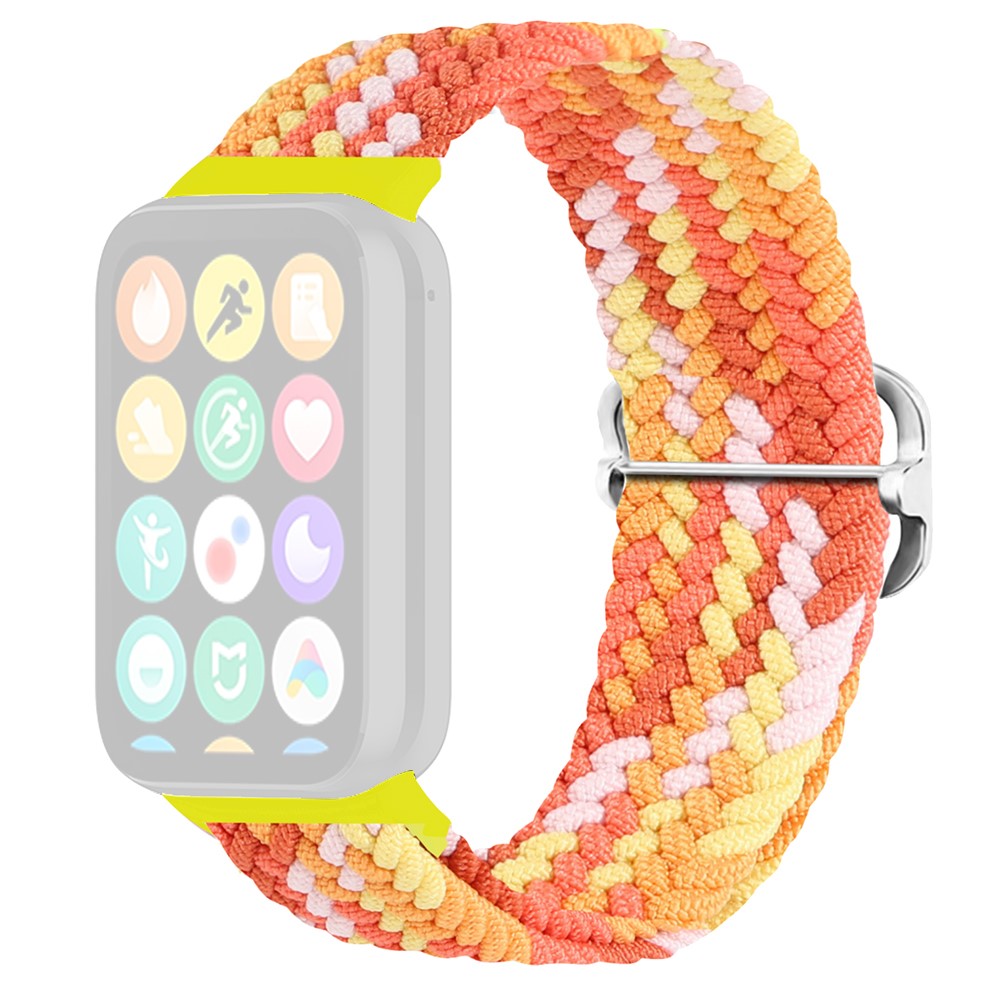 Stylish Xiaomi Redmi Watch 4 Nylon Strap - Orange#serie_11