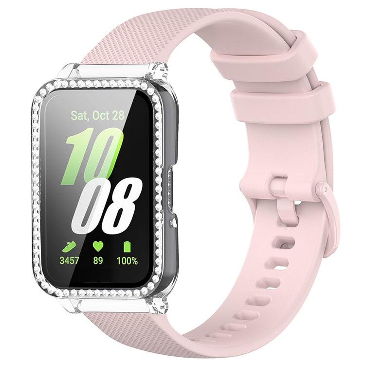 Very Beautiful Samsung Galaxy Fit 3 Silicone Strap - Pink#serie_5