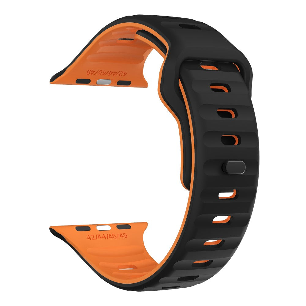 Tough Apple Smartwatch Silicone Universel Strap - Orange#serie_2