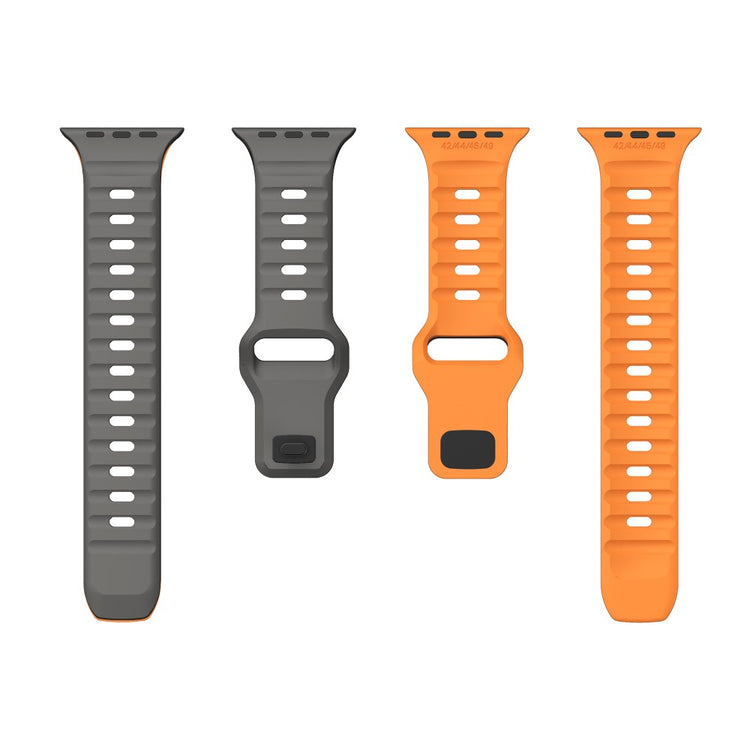 Tough Apple Smartwatch Silicone Universel Strap - Orange#serie_6