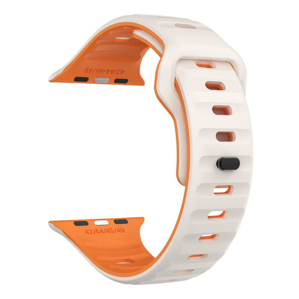 Tough Apple Smartwatch Silicone Universel Strap - Orange#serie_9