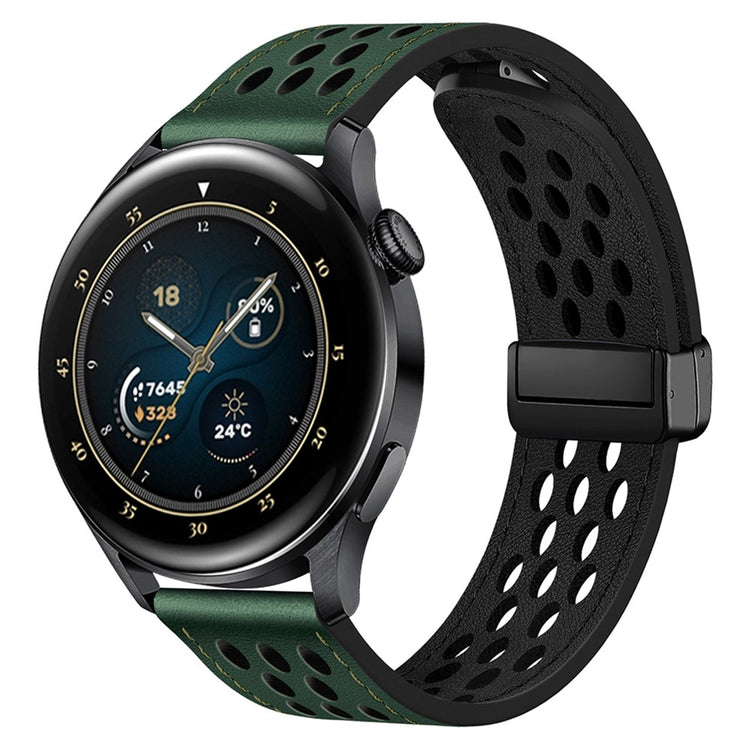 Absolutely Stylish Smartwatch Pu Leather Universel Strap - Green#serie_3