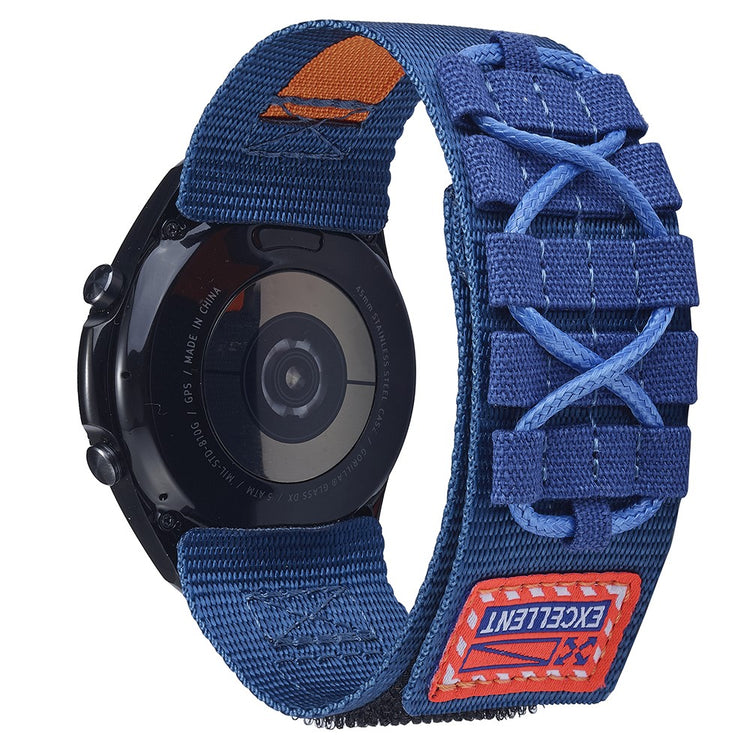 Huawei Watch GT 3 42mm / GT 3 Pro 43mm Watch band 20mm Loop Fastener Nylon Wrist Strap - Blue#serie_4