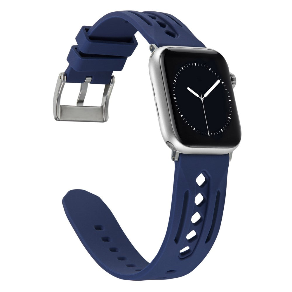 Mega Pleasant Apple Smartwatch Silicone Universel Strap - Blue#serie_3