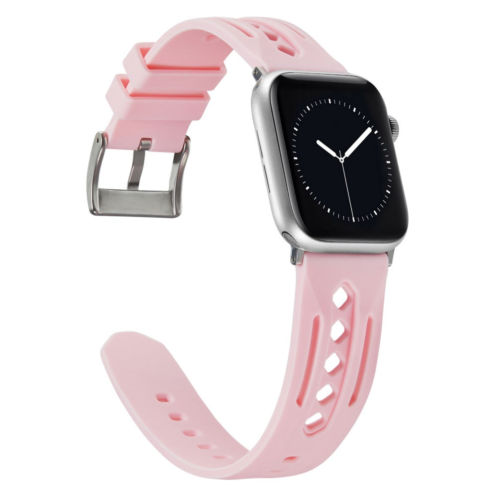 Mega Pleasant Apple Smartwatch Silicone Universel Strap - Pink#serie_9