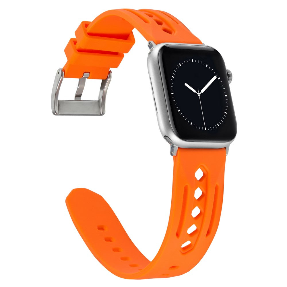 Durable Apple Smartwatch Silicone Universel Strap - Orange#serie_10