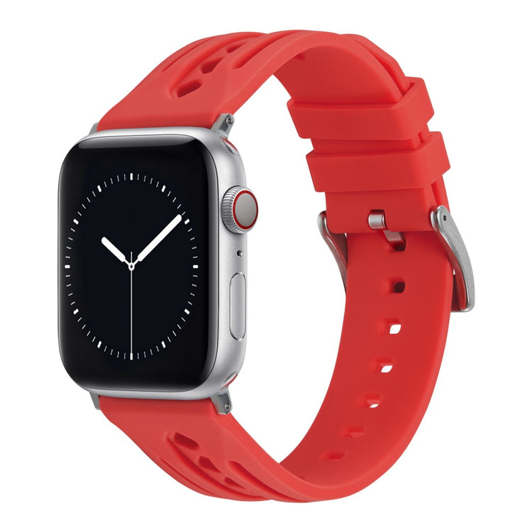 Durable Apple Smartwatch Silicone Universel Strap - Red#serie_11