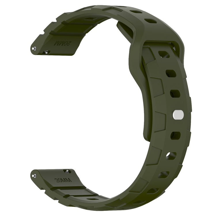 Huawei Watch GT 4 46mm / 4 Pro / 4 41mm Silicone Watch Strap 22mm Armour Watch Band Replacement - Army Green#serie_7