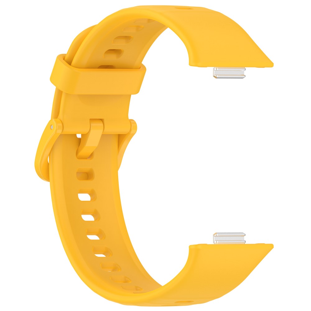 Fashionable Huawei Watch Fit 3 Silicone Strap - Yellow#serie_7