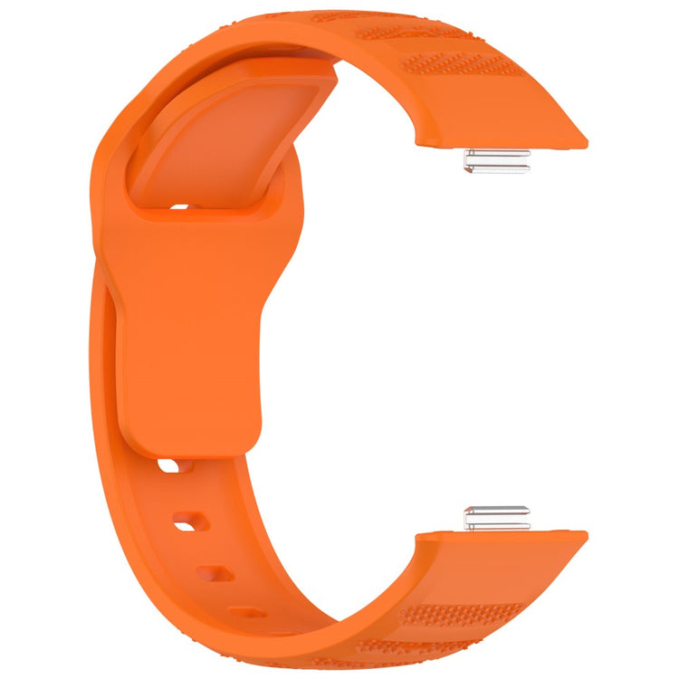 Incredibly Durable Huawei Watch Fit 3 Silicone Strap - Orange#serie_3