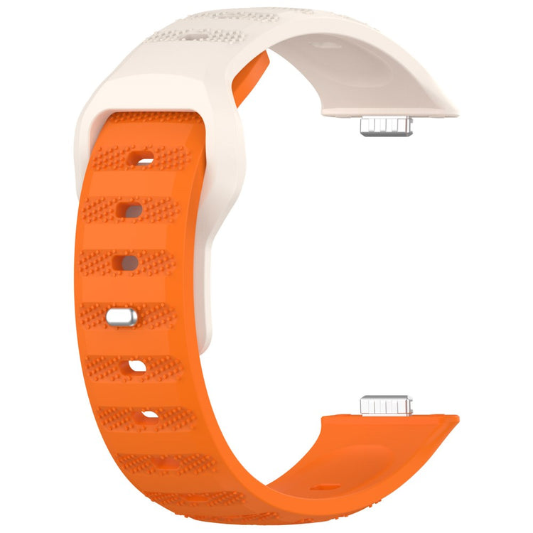 Incredibly Durable Huawei Watch Fit 3 Silicone Strap - Orange#serie_5