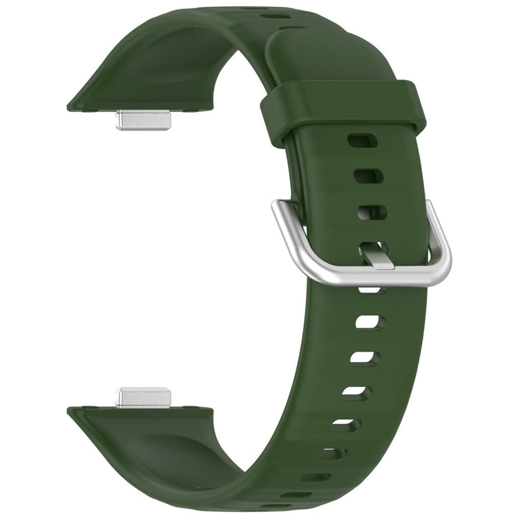 Sweet Huawei Watch Fit 3 Silicone Strap - Green#serie_10