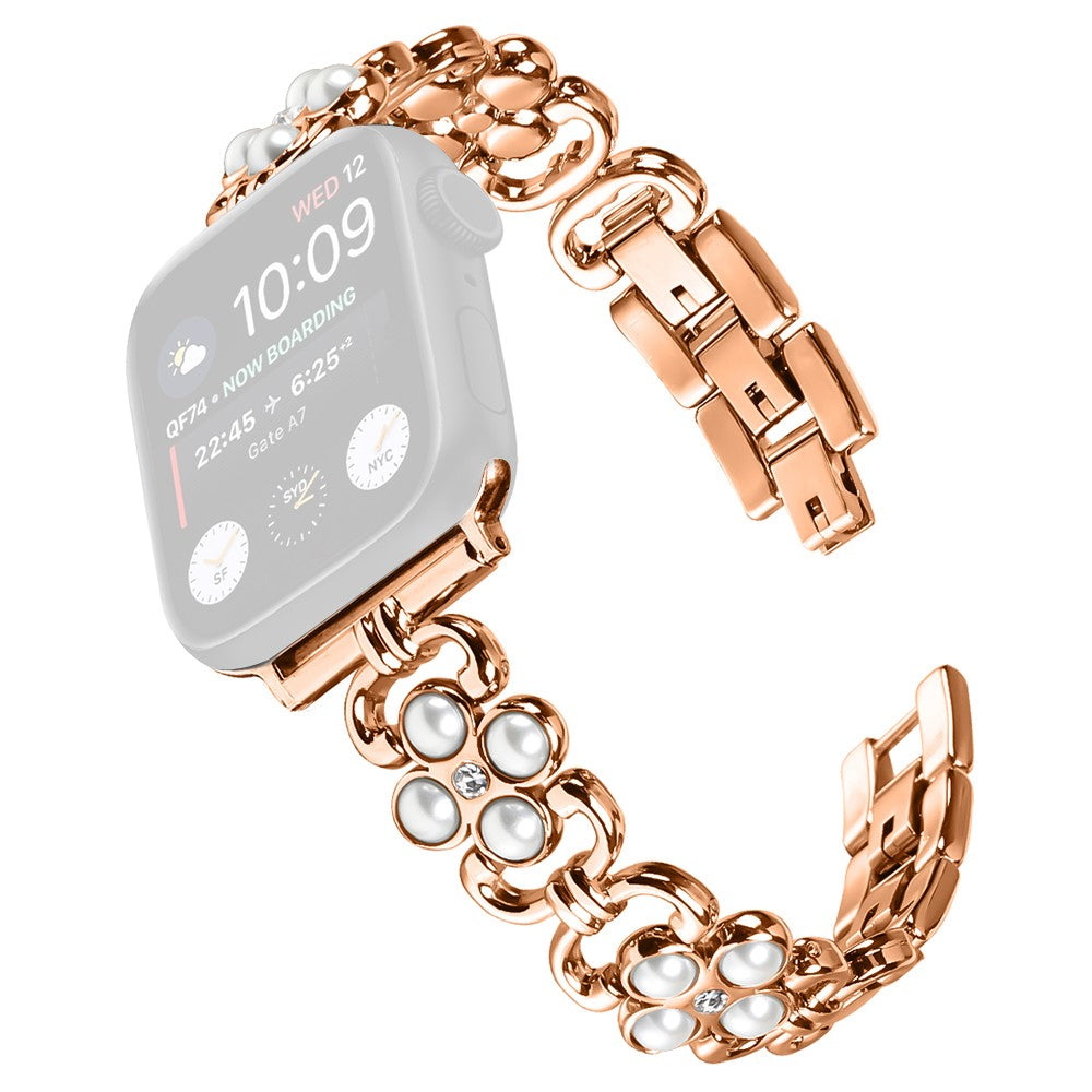 Apple Watch Ultra 2 Ultra 49mm / Series 9 8 7 45mm / 6 5 4 SE (2022) SE (2023) SE 44mm / 3 2 1 42mm Stainless Steel Watch Strap - Rose Gold#serie_2