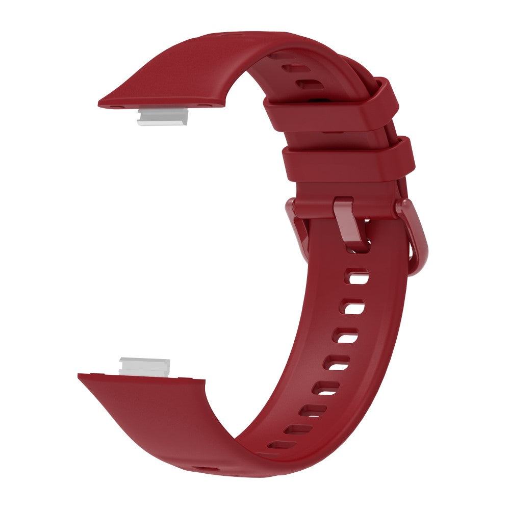 Huawei Watch Fit 3 Silicone Watch band Adjustable Strap Replacement - Wine Red#serie_4