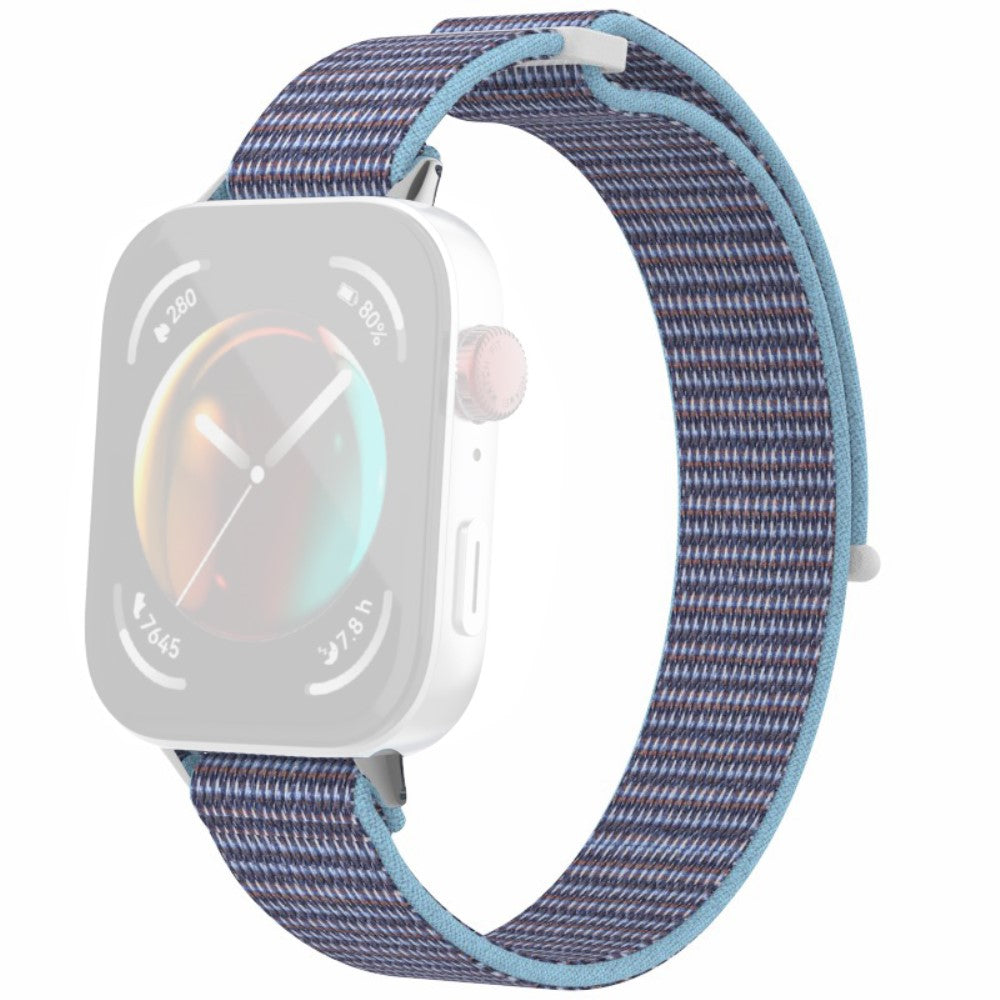 Huawei Watch Fit 3 Watch Strap Magic Tape Nylon Wrist band  - Azure#serie_15