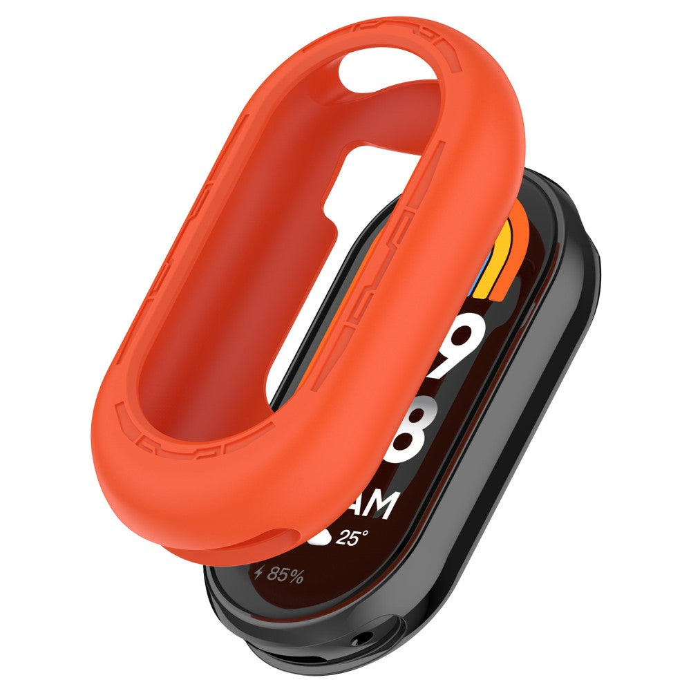 Xiaomi Mi Band 9 / 9 NFC Silicone Cover Watch Frame Case Cover Edge Protector - Orange#serie_5