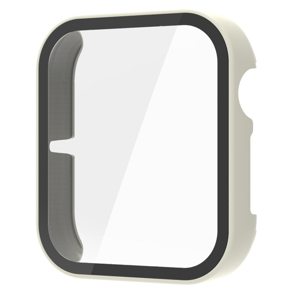 Honor Watch 5 Anti-Scratch Hard Bump Resistant Watch Case with Built-In Tempered Glass Film - Ivory White#serie_3