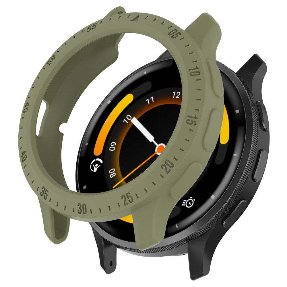 Fleksibel Silikone Bumper passer til Garmin Venu 3S - Grøn#serie_2
