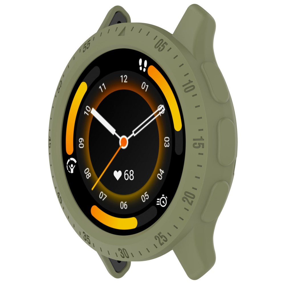 Fleksibel Silikone Bumper passer til Garmin Venu 3S - Grøn#serie_2