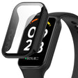 Absolut Modisch Xiaomi Smart Band 8 Active / Xiaomi Redmi Band 2 Universell Hülle mit Displayschutz in Glas und Silikon