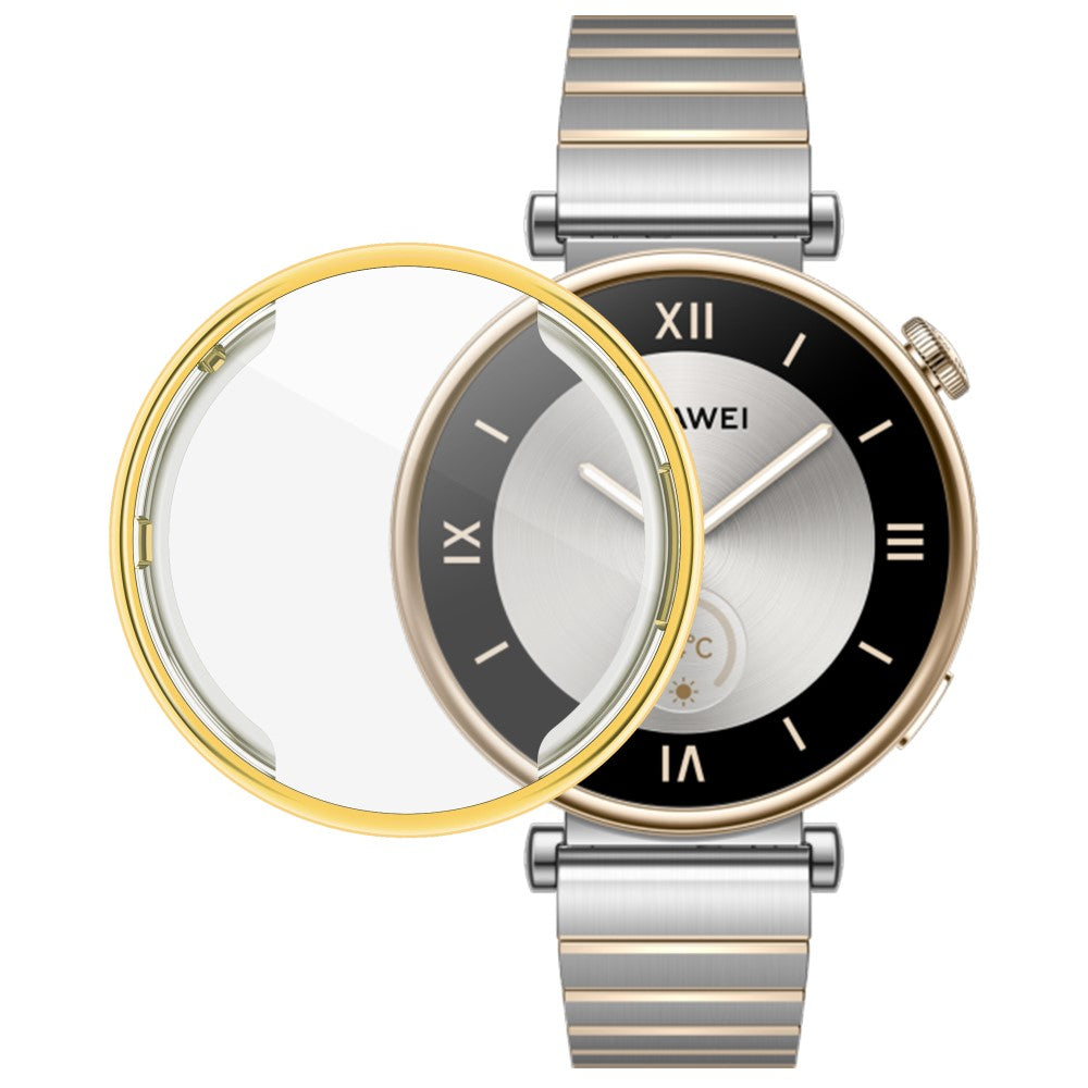 Fint Silikone Cover passer til Huawei Watch GT 4 41mm - Guld#serie_2