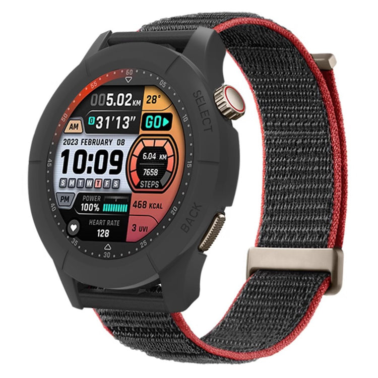 Silikone Bumper passer til Amazfit Cheetah Pro - Sort#serie_1