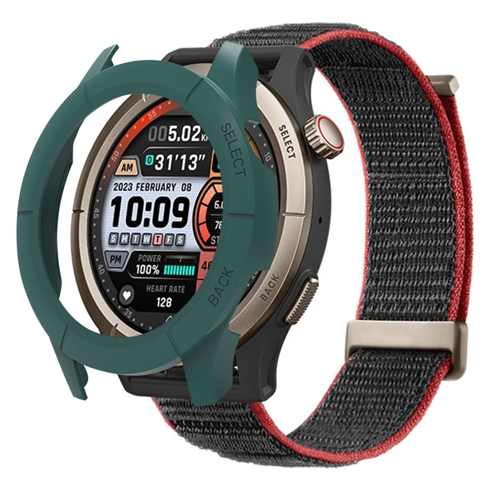 Silikone Bumper passer til Amazfit Cheetah Pro - Grøn#serie_2