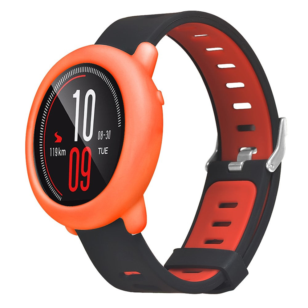 Beskyttende Silikone Bumper passer til Amazfit Pace - Orange#serie_1