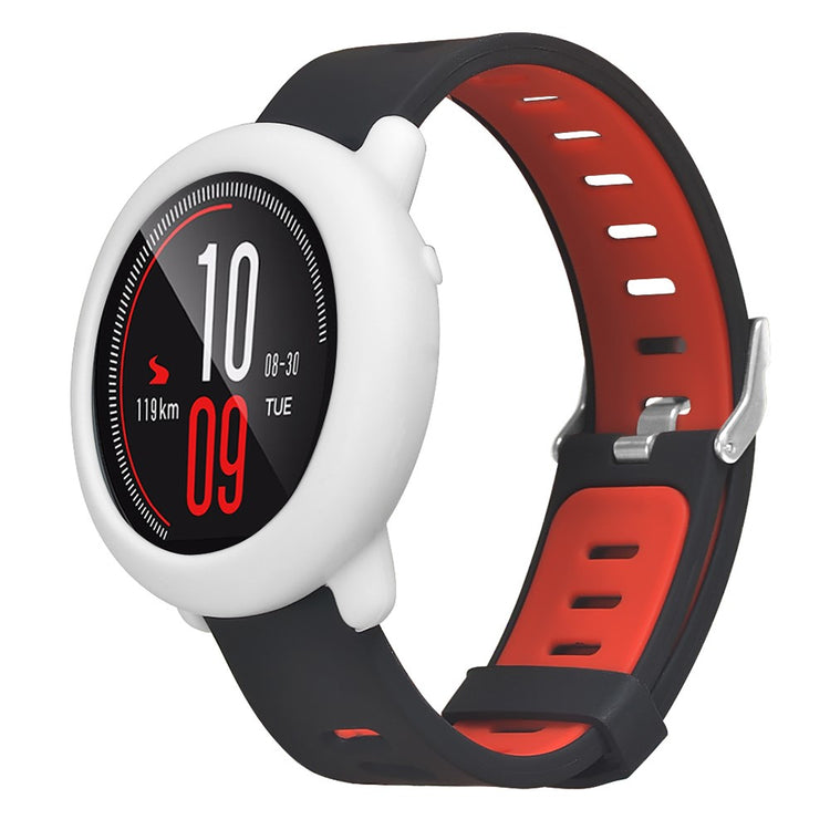 Beskyttende Silikone Bumper passer til Amazfit Pace - Hvid#serie_2