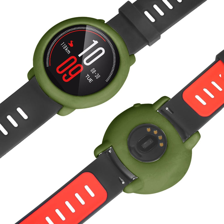 Beskyttende Silikone Bumper passer til Amazfit Pace - Grøn#serie_6