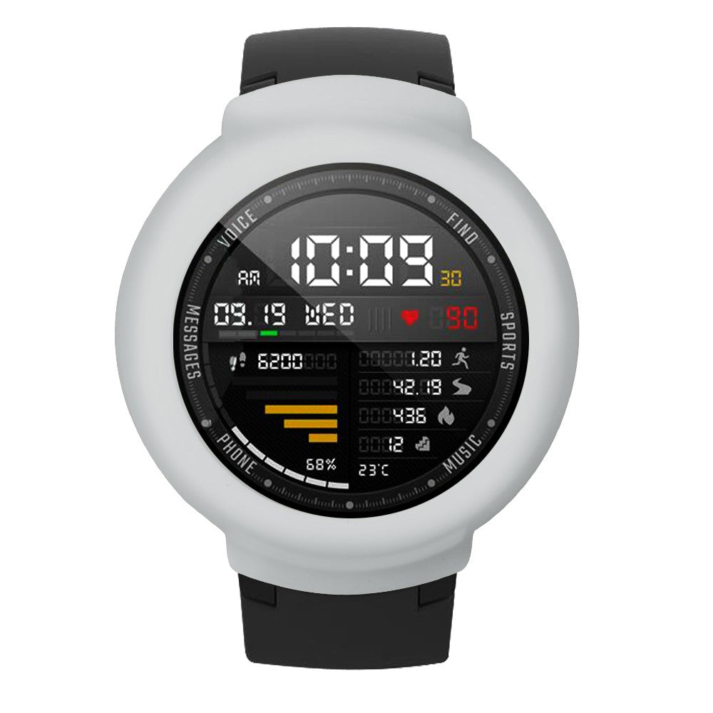 Beskyttende Silikone Universal Bumper passer til Amazfit Verge / Amazfit Verge Lite - Sølv#serie_6