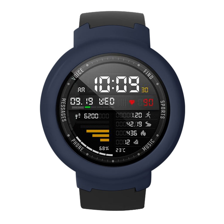 Beskyttende Silikone Universal Bumper passer til Amazfit Verge / Amazfit Verge Lite - Blå#serie_7