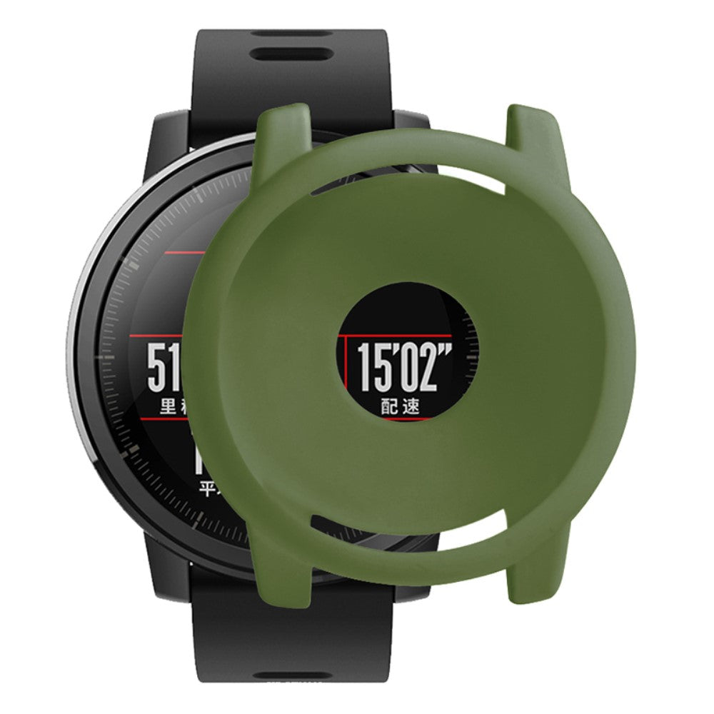 Beskyttende Silikone Bumper passer til Amazfit Stratos 2 \ 2s - Grøn#serie_6