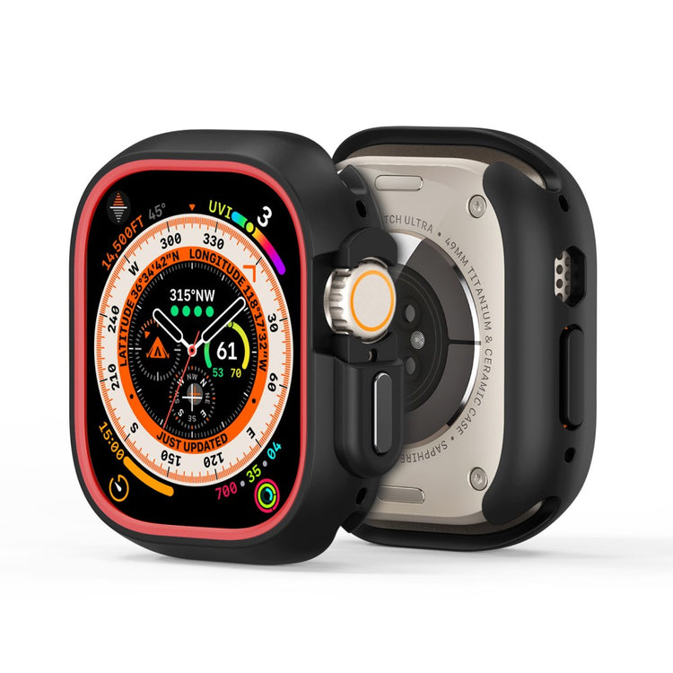 Alle Tiders Silikone Cover passer til Apple Watch Ultra 2 / Apple Watch Ultra - Sort#serie_2
