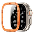 Super Gut Apple Watch Ultra / Apple Watch Ultra 2 Universell Hülle mit Displayschutz in Glas