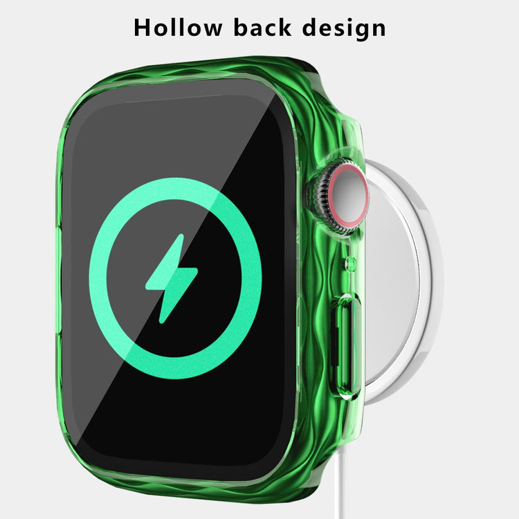 Mega Stylish Apple Smartwatch Universel Cover with Screen Protector in Glass - Green#serie_2