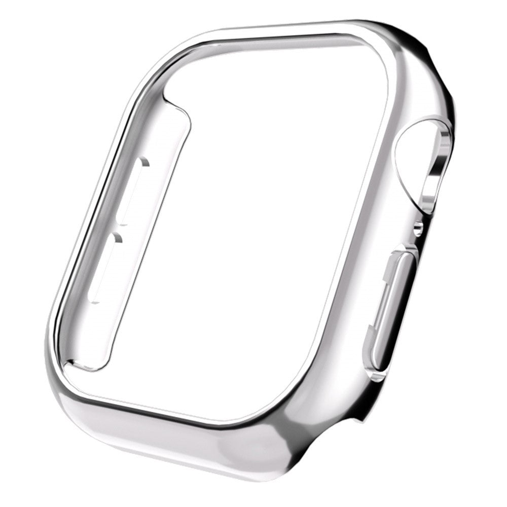 Apple Watch Series 10 42mm Case Electroplated Hollow Hard Bump Resistant Watch Protective Cover - Silver#serie_7