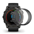 5stück Garmin Fenix 7X Pro Silikon 3D Gekrümmt Displayschutz
