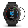 2stück Garmin Fenix 7S Pro Silikon 3D Gekrümmt Displayschutz