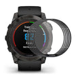 2stück Garmin Fenix 7S Pro Silikon 3D Gekrümmt Displayschutz