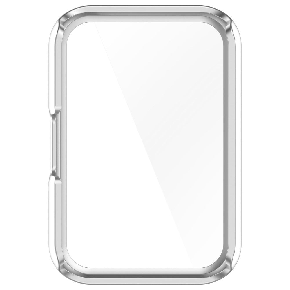 Mega Fashionable Samsung Galaxy Fit 3 Cover with Screen Protector in Plastic and Glass - Silver#serie_8