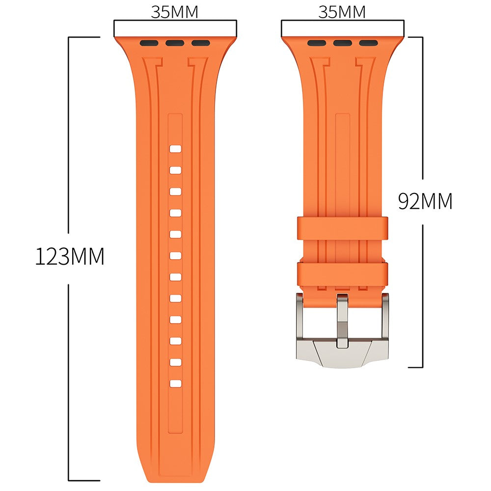 Alle Tiders Silikone Universal Rem passer til Apple Smartwatch - Hvid#serie_4