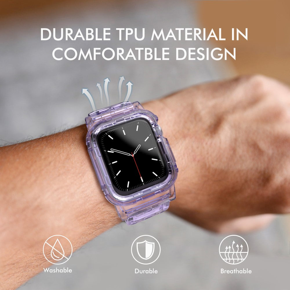 Really Cool Apple Smartwatch Silicone Universel Strap - Purple#serie_2