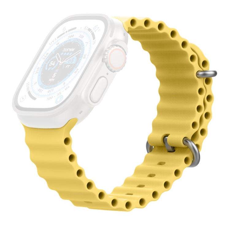 Remarkably Tough Apple Smartwatch Silicone Universel Strap - Yellow#serie_1