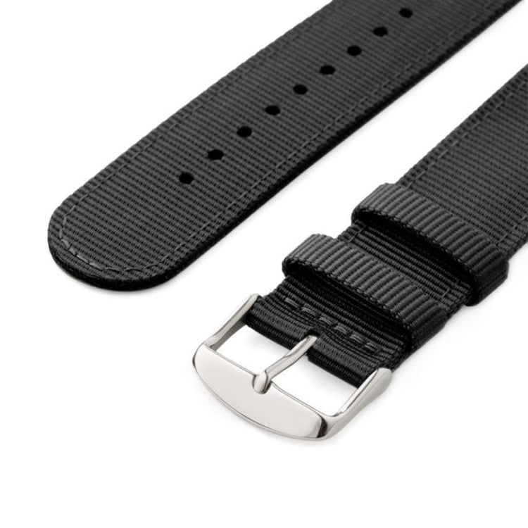 Mega pænt Skagen Holst Nylon Rem - Sort#serie_c006