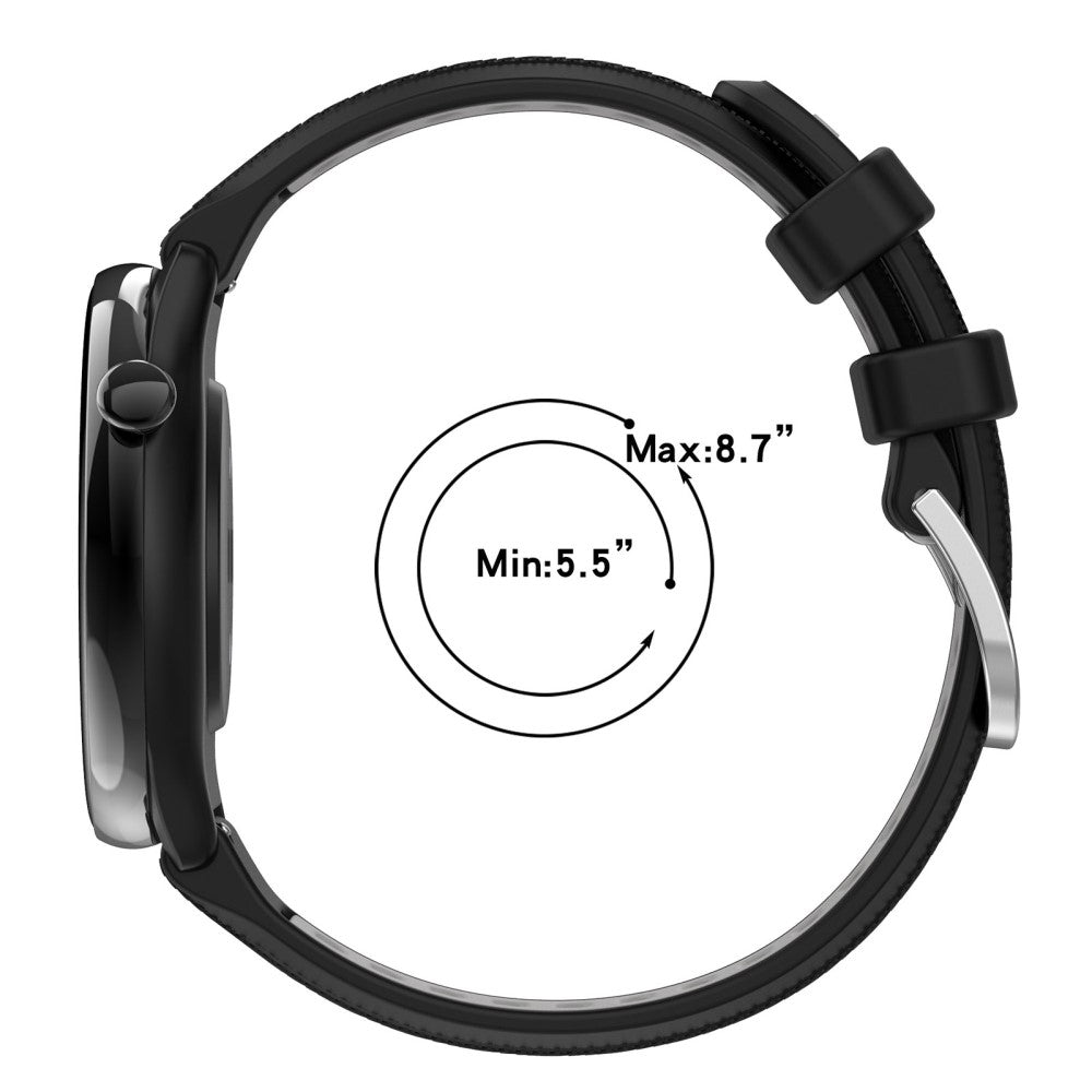 Mega Fint Silikone Universal Rem passer til Smartwatch - Pink#serie_5