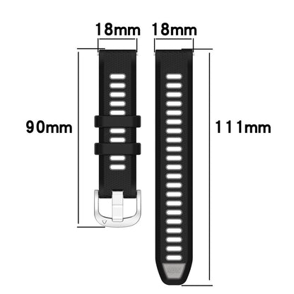 Alle Tiders Silikone Universal Rem passer til Smartwatch - Hvid#serie_1