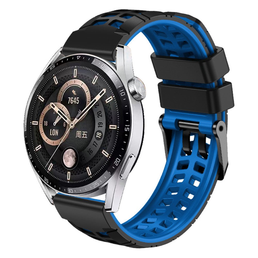 Alle Tiders Silikone Universal Rem passer til Smartwatch - Blå#serie_5